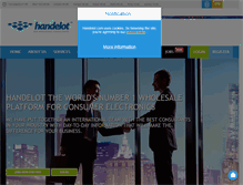 Tablet Screenshot of handelot.com